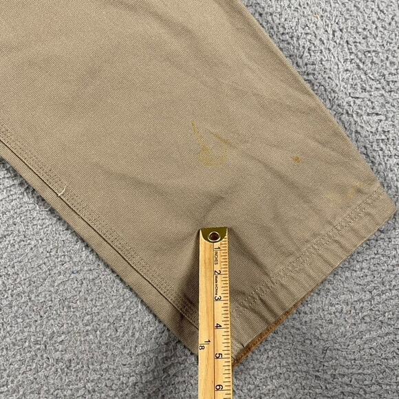 Duluth Trading Co Cargo Heavy Pants Men's 37x32 Tan Utility Workwear Rugged - Picture 6 of 10